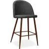 Tabouret rembourré en tissu - Design scandinave - 66cm- Evelyne image 9