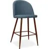Tabouret rembourré en tissu - Design scandinave - 66cm- Evelyne image 9