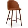 Tabouret rembourré en tissu - Design scandinave - 66cm- Evelyne image 9