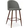 Tabouret rembourré en tissu - Design scandinave - 66cm- Evelyne image 9