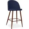 Tabouret rembourré en tissu - Design scandinave - 66cm- Evelyne image 9