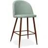 Tabouret rembourré en tissu - Design scandinave - 66cm- Evelyne image 9