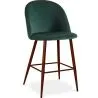 Tabouret tapissé en velours - Design scandinave - 66cm - Evelyne image 9