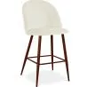 Tabouret tapissé en velours - Design scandinave - 66cm - Evelyne image 9