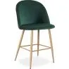Tabouret tapissé en velours - Design scandinave - 66cm - Evelyne image 9
