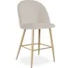 Tabouret tapissé en velours - Design scandinave - 66cm - Evelyne image 9