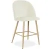 Tabouret tapissé en velours - Design scandinave - 66cm - Evelyne image 9