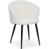 Chaise de salle à manger tapissée en bouclé - Detra image 9