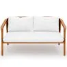 Canapé d'extérieur en bois de teck - 140 CM - Bamas image 9