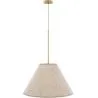 Lampe de Plafond Suspendue avec Abat-jour en Tissu Beige - Fula image 9