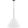 Lampe de Plafond Suspendue avec Abat-jour en Tissu Beige - Fula image 9