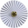 Lampe Murale Applique Fleur en Métal Blanc et Doré - 30CM image 9