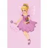 Grand Tapis pour Enfant Design Fées - Rose (290x200 cm) - Oya image 9