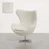 Fauteuil avec accoudoirs - En Bouclette Fausse Fourrure Tapissée - Brave image 9