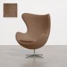 Fauteuil avec accoudoirs - En Bouclette Fausse Fourrure Tapissée - Brave image 9