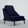 Fauteuil Revêtu de Velours - Style Scandinave - Velvet Lounge image 9
