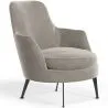 Fauteuil de Design Rembourré en Velours Style Contemporain - Hanneh image 9