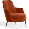 Fauteuil de Design Rembourré en Velours Style Contemporain - Hanneh image 9