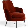 Fauteuil de Design Rembourré en Velours Style Contemporain - Hanneh image 9
