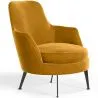 Fauteuil de Design Rembourré en Velours Style Contemporain - Hanneh image 9
