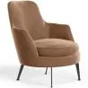 Fauteuil de Design Rembourré en Velours Style Contemporain - Hanneh image 9