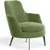 Fauteuil de Design Rembourré en Velours Style Contemporain - Hanneh image 9