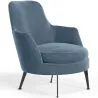Fauteuil de Design Rembourré en Velours Style Contemporain - Hanneh image 9