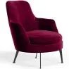Fauteuil de Design Rembourré en Velours Style Contemporain - Hanneh image 9