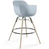 Tabouret de Bar - Design Scandinave - Pieds en Bois - Nordika image 9