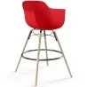 Tabouret de Bar - Design Scandinave - Pieds en Bois - Nordika image 9