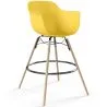Tabouret de Bar - Design Scandinave - Pieds en Bois - Nordika image 9