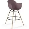 Tabouret de Bar - Design Scandinave - Pieds en Bois - Nordika image 9