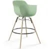 Tabouret de Bar - Design Scandinave - Pieds en Bois - Nordika image 9