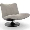 Fauteuil Capitonné Design Courbé Style Contemporain - Tulipe image 9