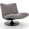 Fauteuil Capitonné Design Courbé Style Contemporain - Tulipe image 9