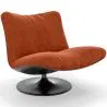 Fauteuil Capitonné Design Courbé Style Contemporain - Tulipe image 9