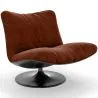 Fauteuil Capitonné Design Courbé Style Contemporain - Tulipe image 9