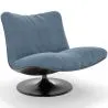 Fauteuil Capitonné Design Courbé Style Contemporain - Tulipe image 9