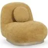 Fauteuil Design Courbe Style Contemporain Rembourré en Chenille - Larry image 9