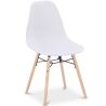 Chaise de Salle à Manger - Design Scandinave - Pieds en Bois - Skögur image 9
