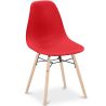 Chaise de Salle à Manger - Design Scandinave - Pieds en Bois - Skögur image 9