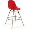 Tabouret de Bar - Design Scandinave - Pieds en Bois - Skögur image 9