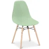 Chaise de Salle à Manger - Design Scandinave - Pieds en Bois - Skögur image 9