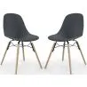 Chaise de Salle à Manger - Design Scandinave - Pieds en Bois - Lot de 2 - Skögur image 9