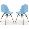 Chaise de Salle à Manger - Design Scandinave - Pieds en Bois - Lot de 2 - Skögur image 9
