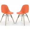 Chaise de Salle à Manger - Design Scandinave - Pieds en Bois - Lot de 2 - Skögur image 9