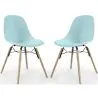 Chaise de Salle à Manger - Design Scandinave - Pieds en Bois - Lot de 2 - Skögur image 9