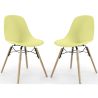 Chaise de Salle à Manger - Design Scandinave - Pieds en Bois - Lot de 2 - Skögur image 9