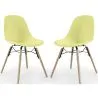 Chaise de Salle à Manger - Design Scandinave - Pieds en Bois - Lot de 2 - Skögur image 9