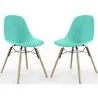 Chaise de Salle à Manger - Design Scandinave - Pieds en Bois - Lot de 2 - Skögur image 9